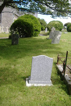View of Pendeen churchyard