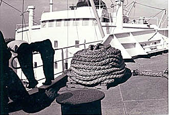 View of collision from deck of Australian City