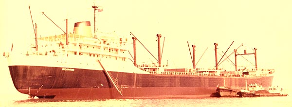 Australian City loading at anchor in Goa
