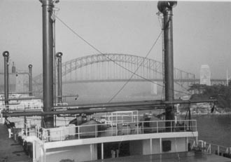 Ship alongside in Sydney