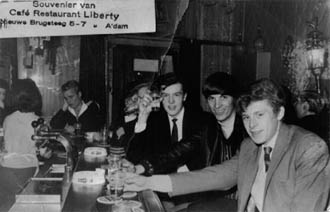 In the Liberty bar, Amsterdam