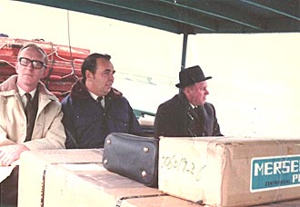 Three suoerintendents on the agent's ferry