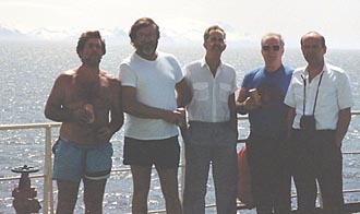 Some of the officers on deck