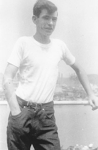 Laurence Jewitt on deck