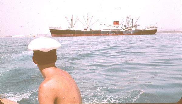 Cardiff City at anchor