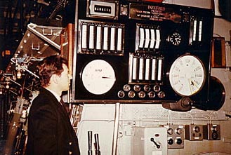 Contro; centre in engine room