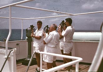 Taking noon sightings