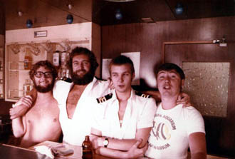 Four engineers in the bar