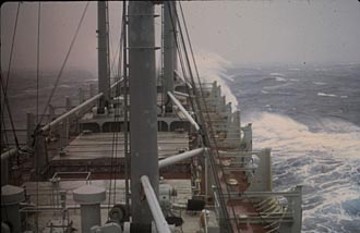 View of heavy weather