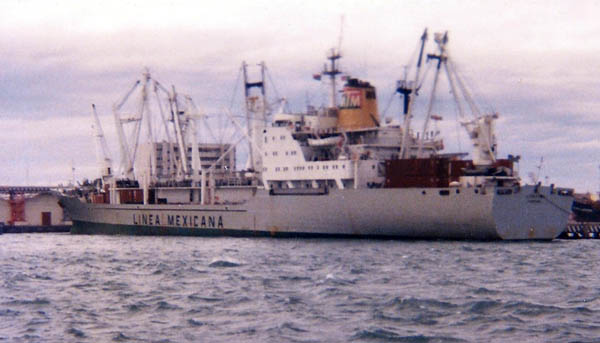 Cordoba alongside at Vera Cruz