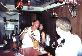 Lifting ashore one of the engines