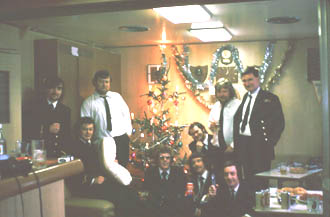 Officers in lounge
