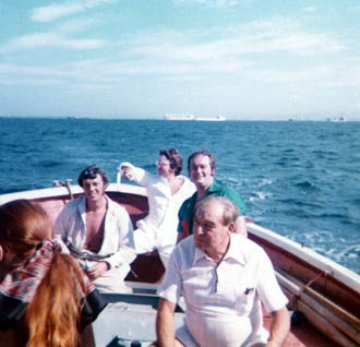 Five people in lifeboat