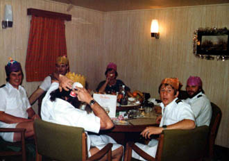 Christmas day in saloon