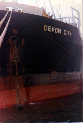 Knotted anchor cable