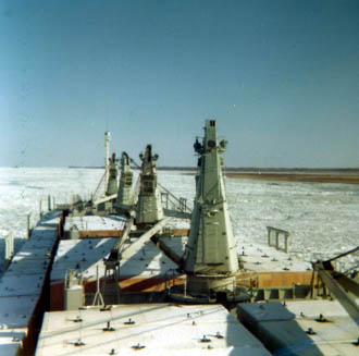 In ice in the St Lawrence River