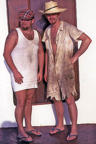 Two engineers on deck