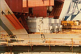 Close up of alternators