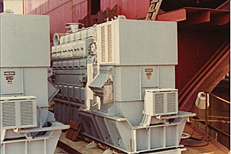 View of NEBB alternator