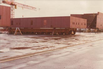 Section of accommadation on the transporter