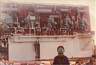 Purifier module ready to be lifted aboard