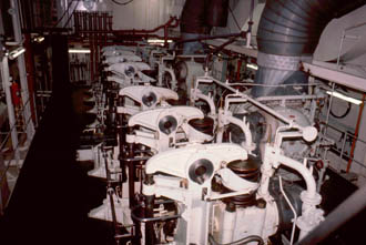 Top of main engine