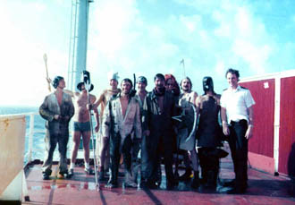 Crossing the line ceremony