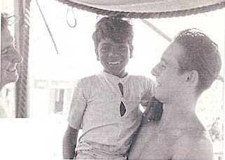 Officer with Indian boy