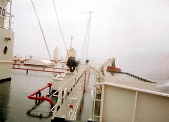 Typhoon looking aft