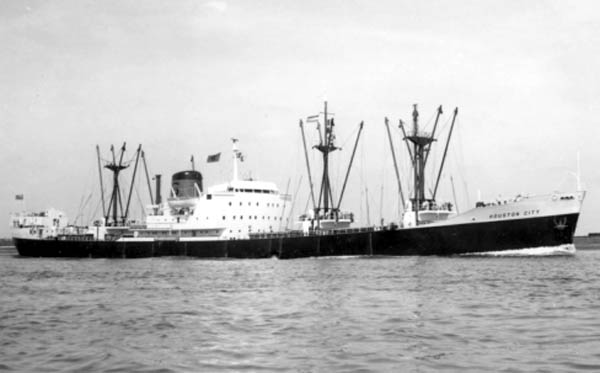 Houston City arriving at Rotterdam