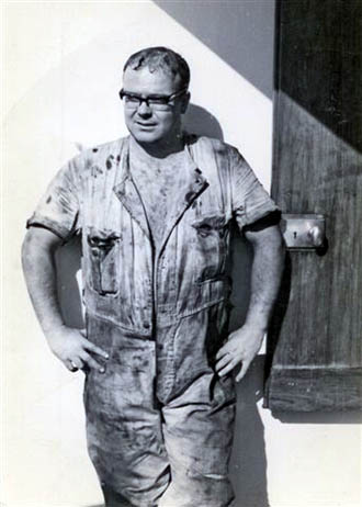 Colin Gateshill on deck