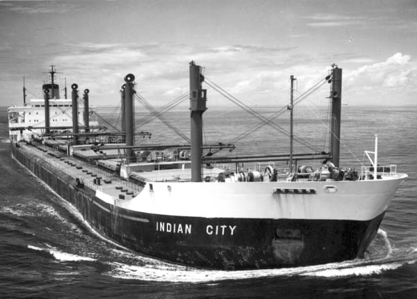 Bow view whist at sea