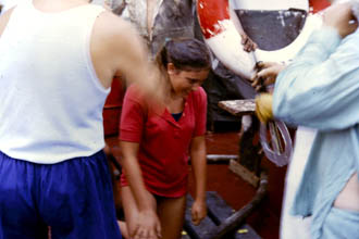 Crossing the line ceremony