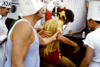 Crossing the line cermony