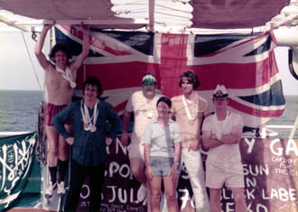 The members of the Robert's team