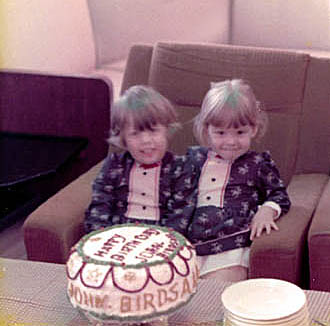 The two Vanner girls with trophy