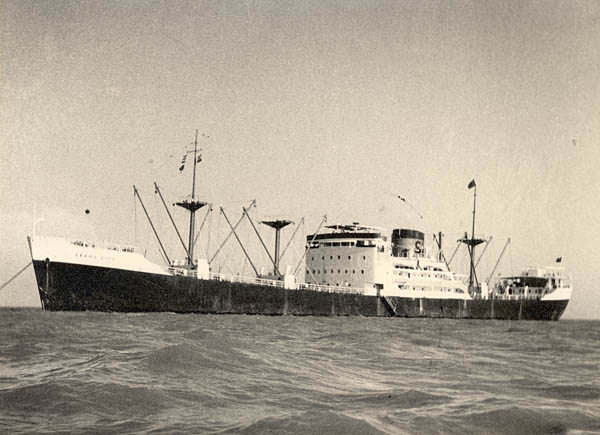 Leeds City at anchor in Madras