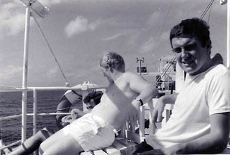 Two officers on deck