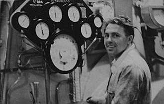 Alec Osborne at controls