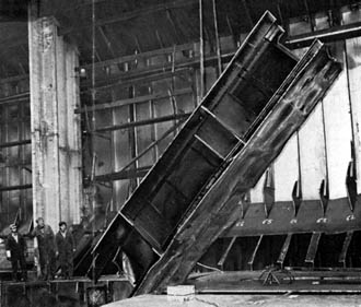 Removing section of double bottem section