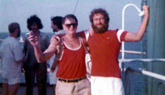 Two officers on deck