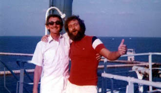 Two officers on deck