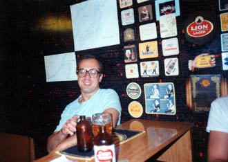 Radio Officer in the bar