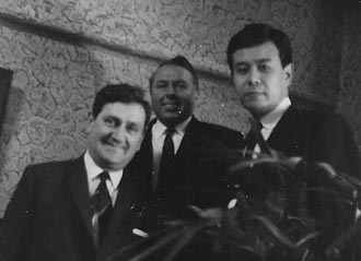 Three people at Narita airport