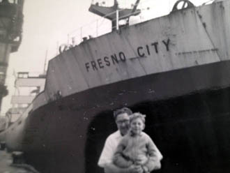 Charlie Allen and son Martyn