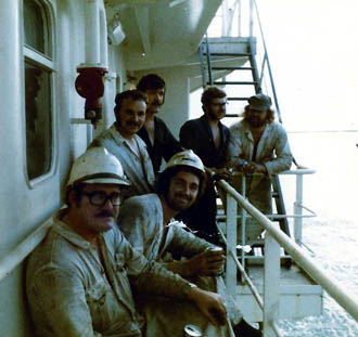 Engineers just after work