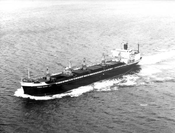 Prince Rupert City on sea trials