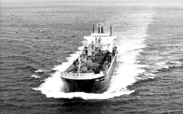 Prince Rupert City on sea trials