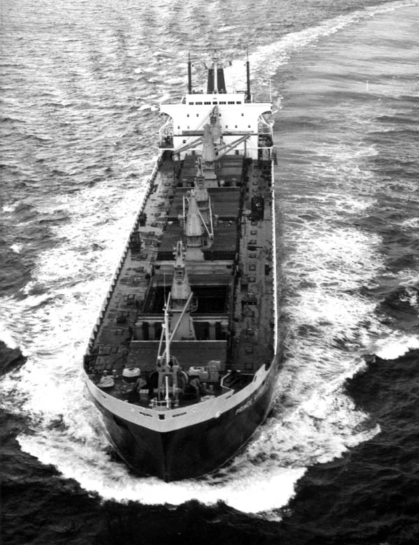 Prince Rupert City on sea trials