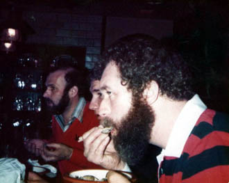 Eating in a Japanese resturant